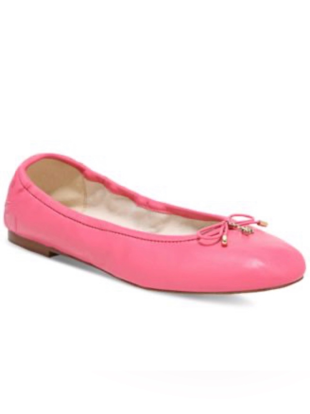Sam Edelman Pink Ballet Flat with Bow Accent